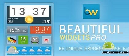 Beautiful Widgets Pro android apk free download : Dertz