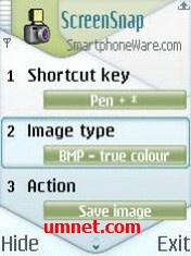 Screen Snap symbian app free download : Dertz