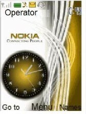 Animated Gold Clock nth theme free download : Dertz
